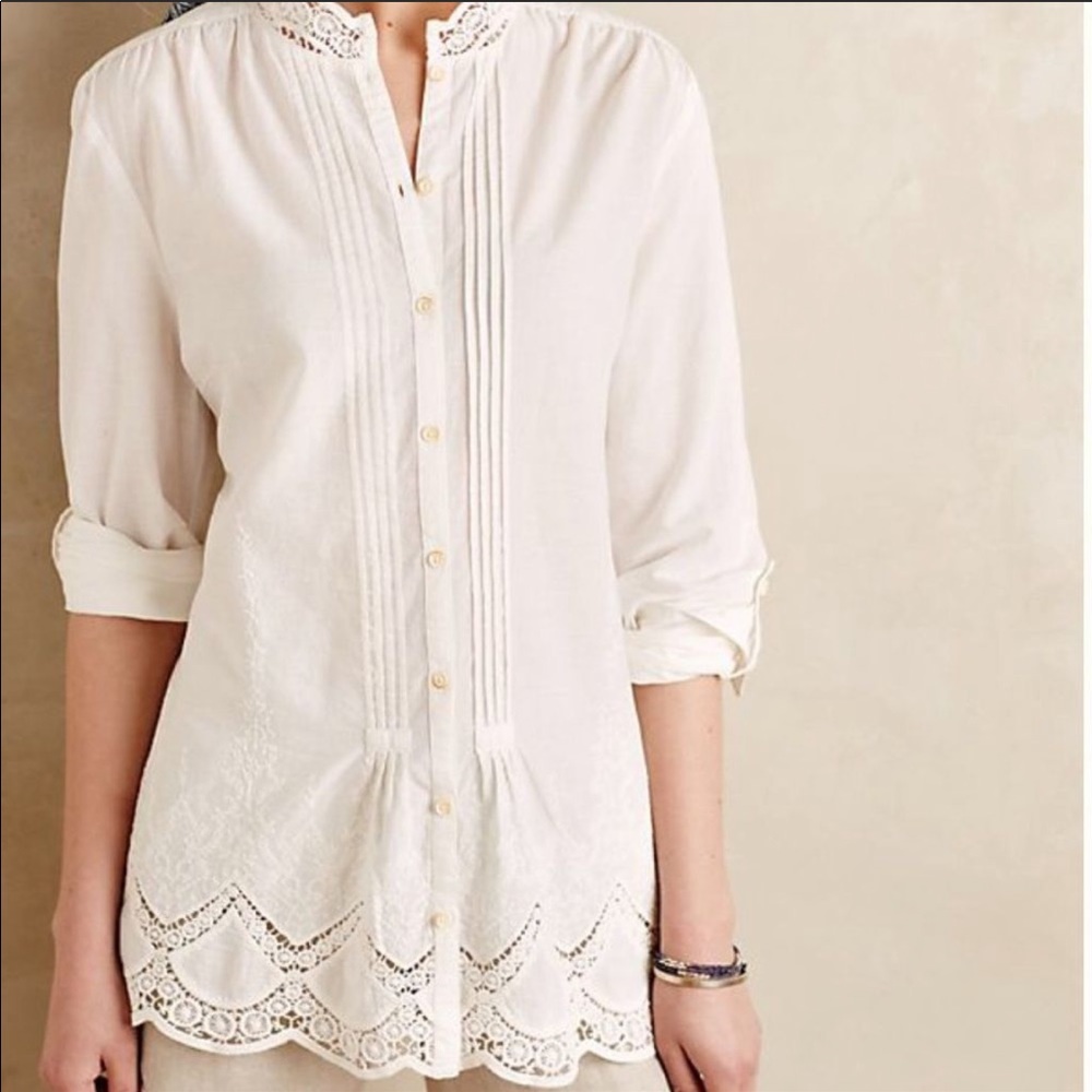 Anthropologie Isabella Sinclair Brimfield Blouse